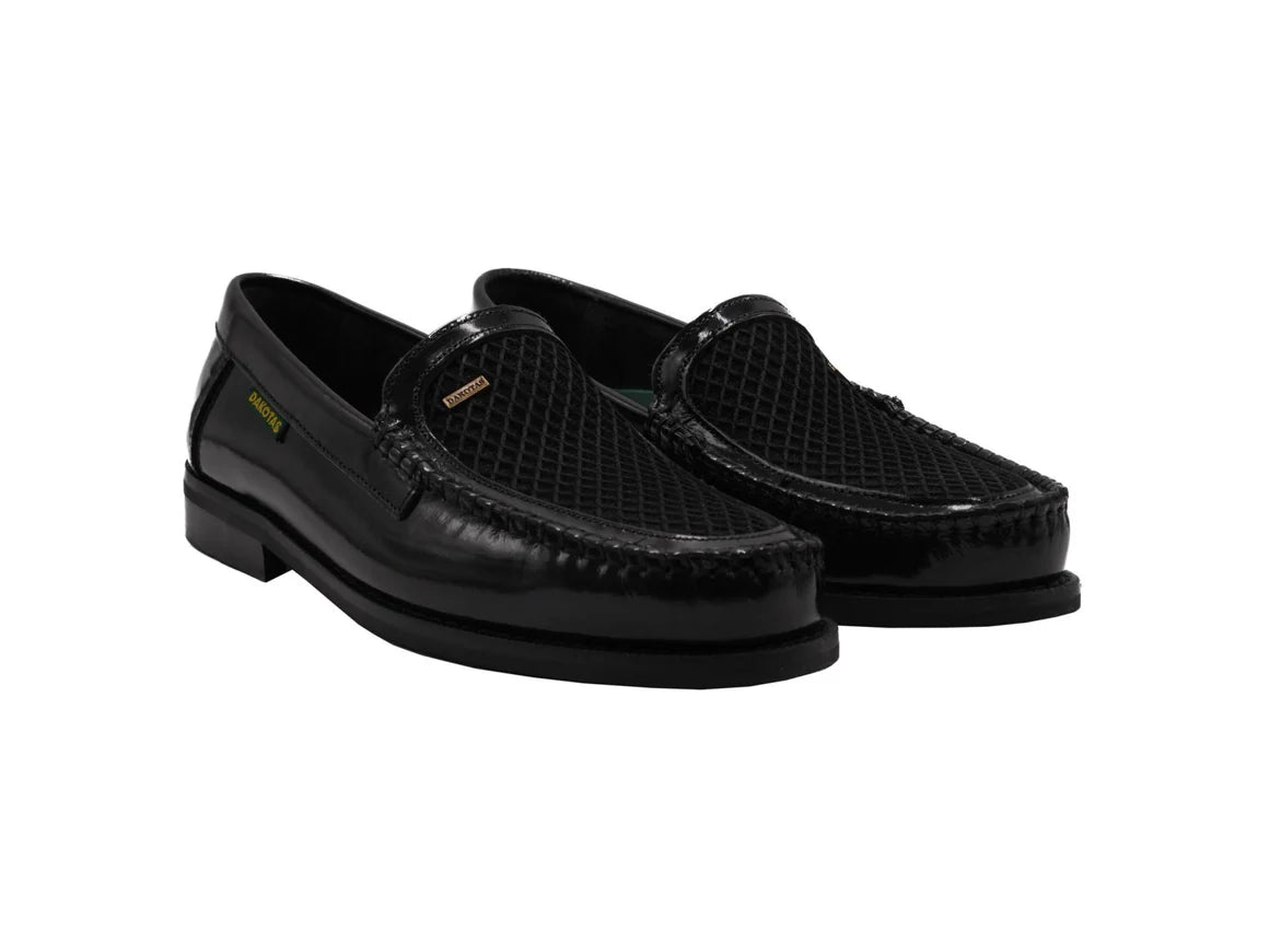 Dakotas Vance Hi Shine Black Moccasin