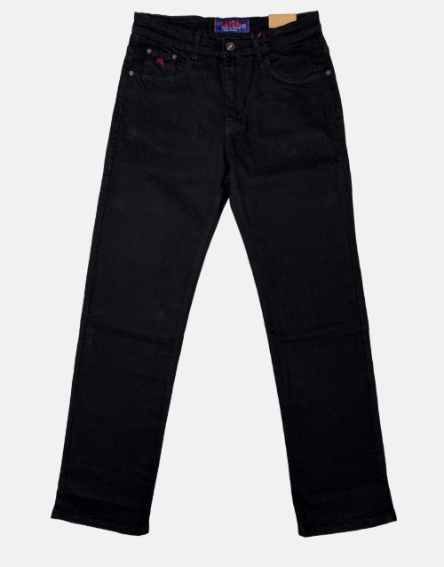 Soviet Black Regular Fit Jeans