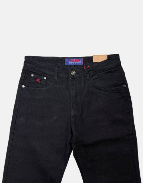 Soviet Black Regular Fit Jeans