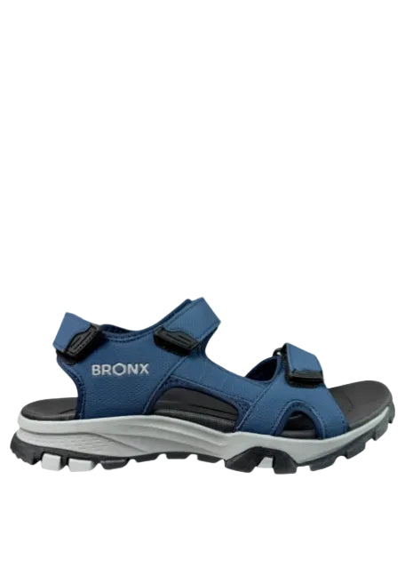 Bronx Navy Miami Velcro Strap Sandal
