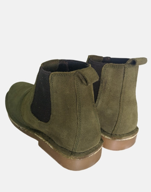 Desert Vellie Olive Chelsea Boot