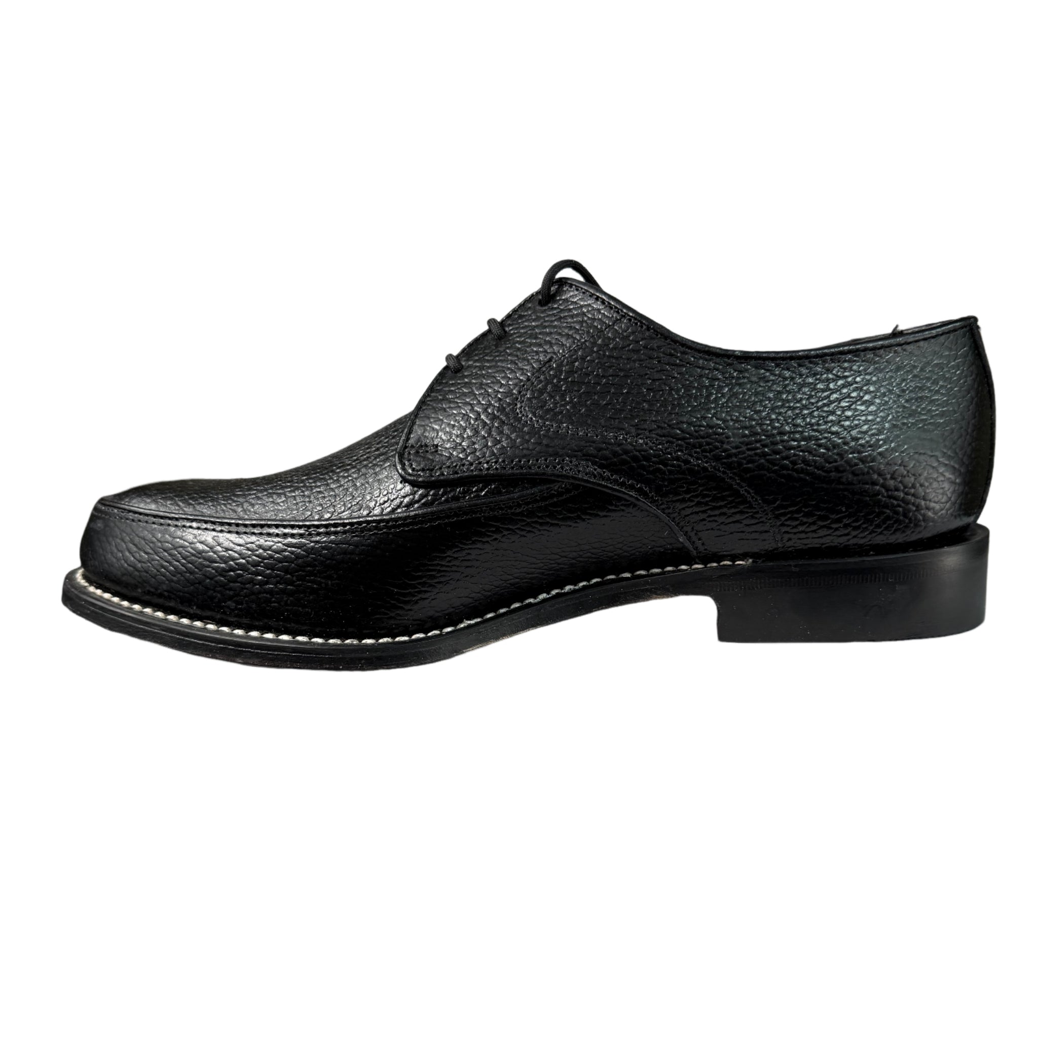 Barker Grain Leather Status Black Shoe