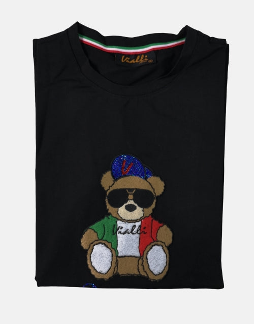 Vialli Itunes Black T-Shirt