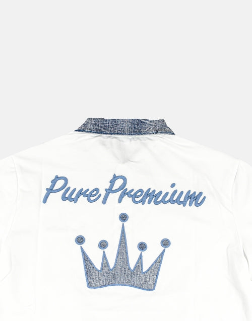 Pure Premium White Denim Gallo Golfer