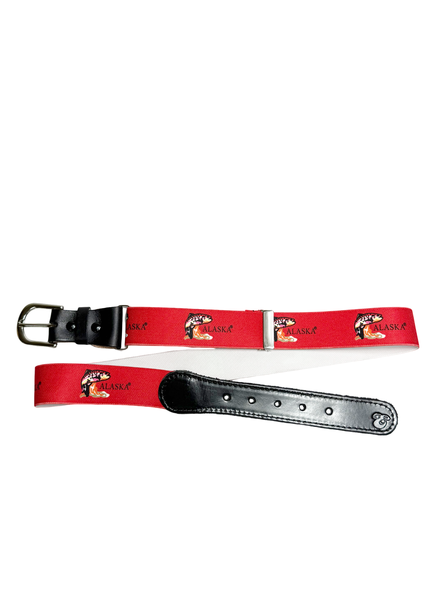 Alaska One Size Fits All Red Stretch Belt