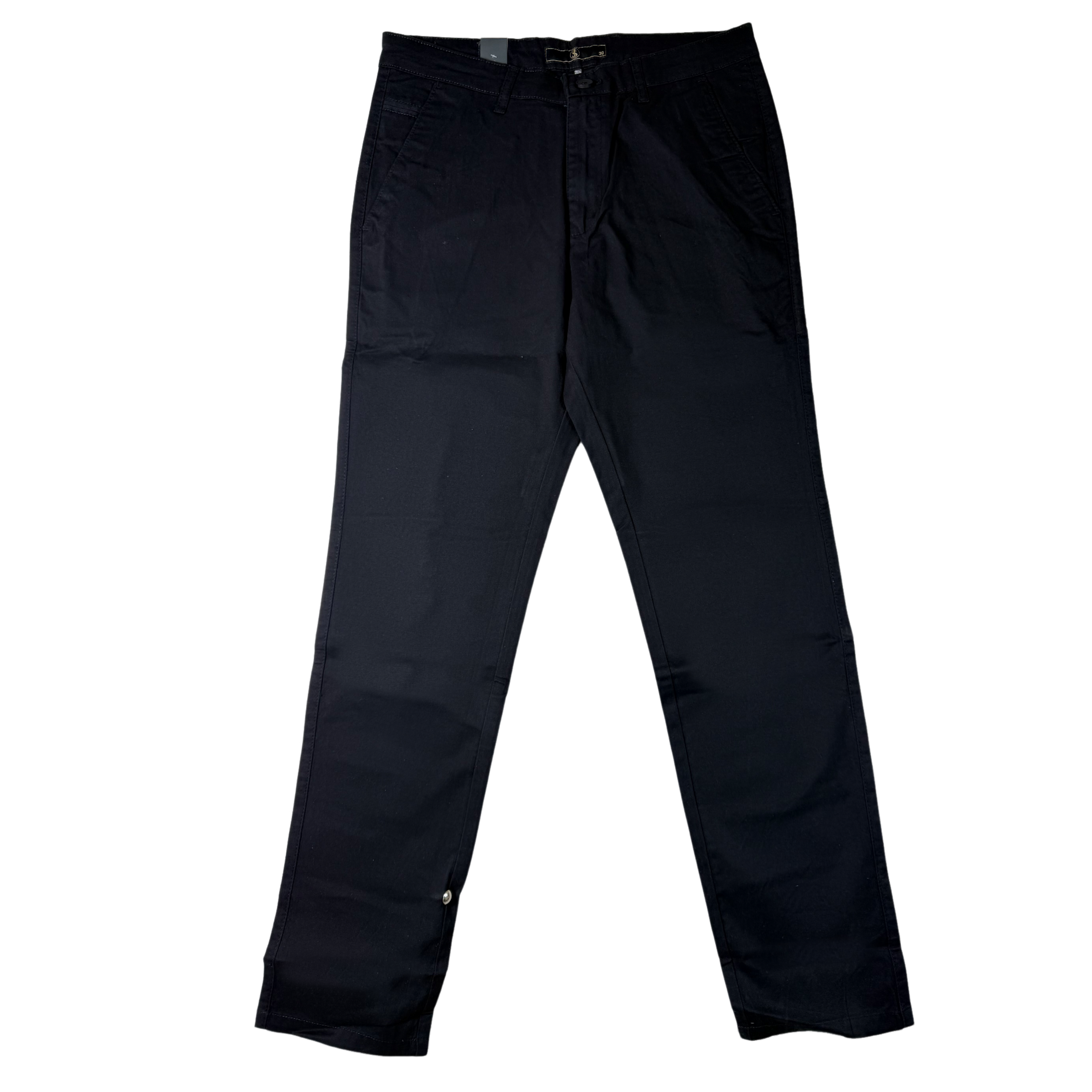 J & S Black Men's Chino