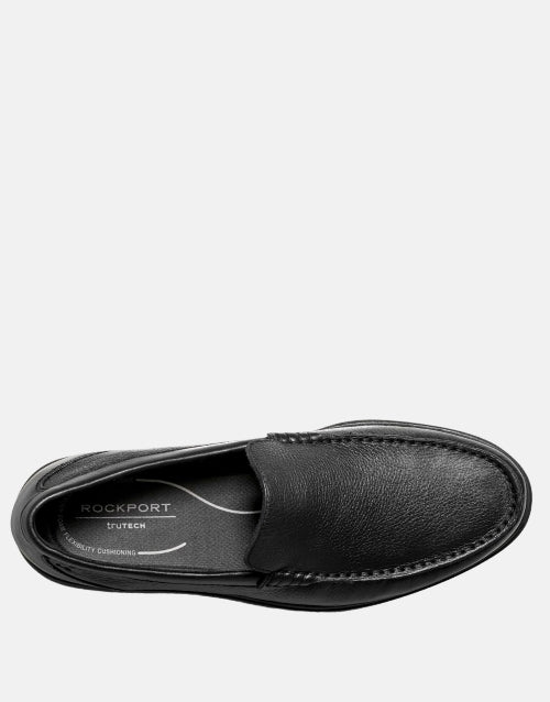 Rockport Leather Jensen Mocassin  Black