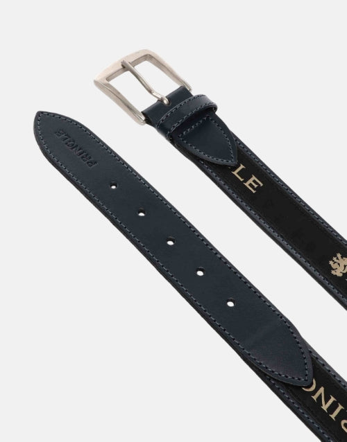 Pringle Casual Leather Belt Navy