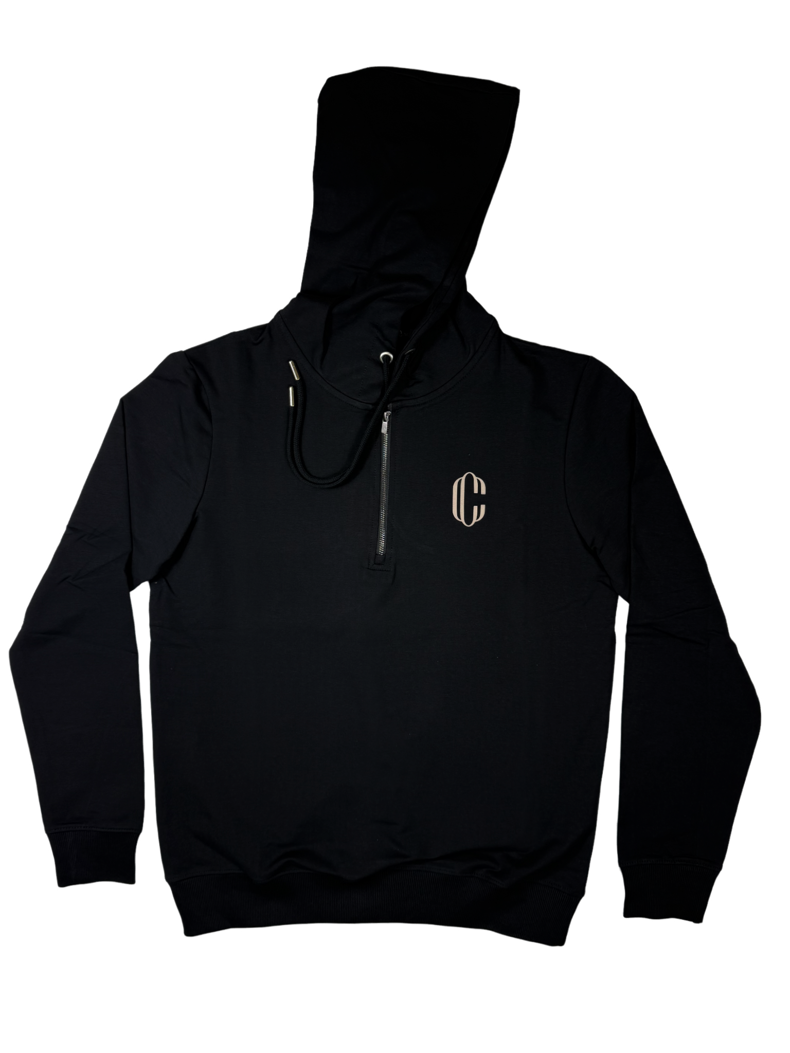 Csquared Paolo Stone Black 1/4 Zip Hoody