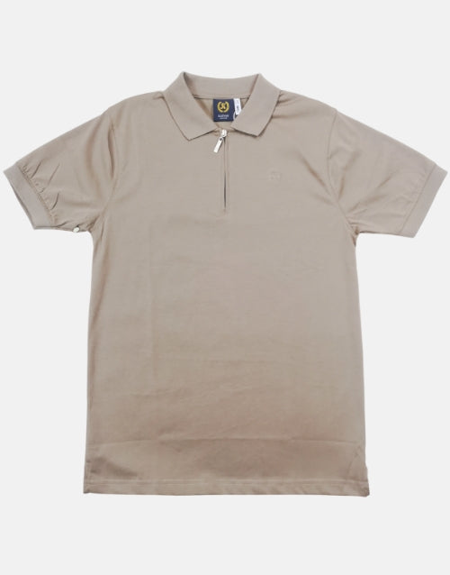 K Star 7 Taupe 1/4 Zip Golfer
