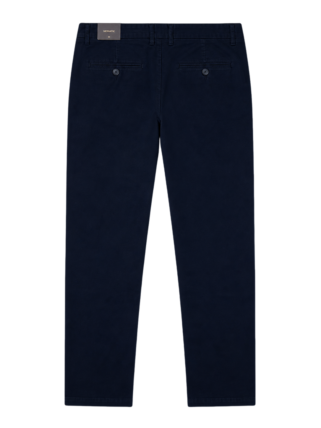 Monatic Navy Tailored Fit  Chinos