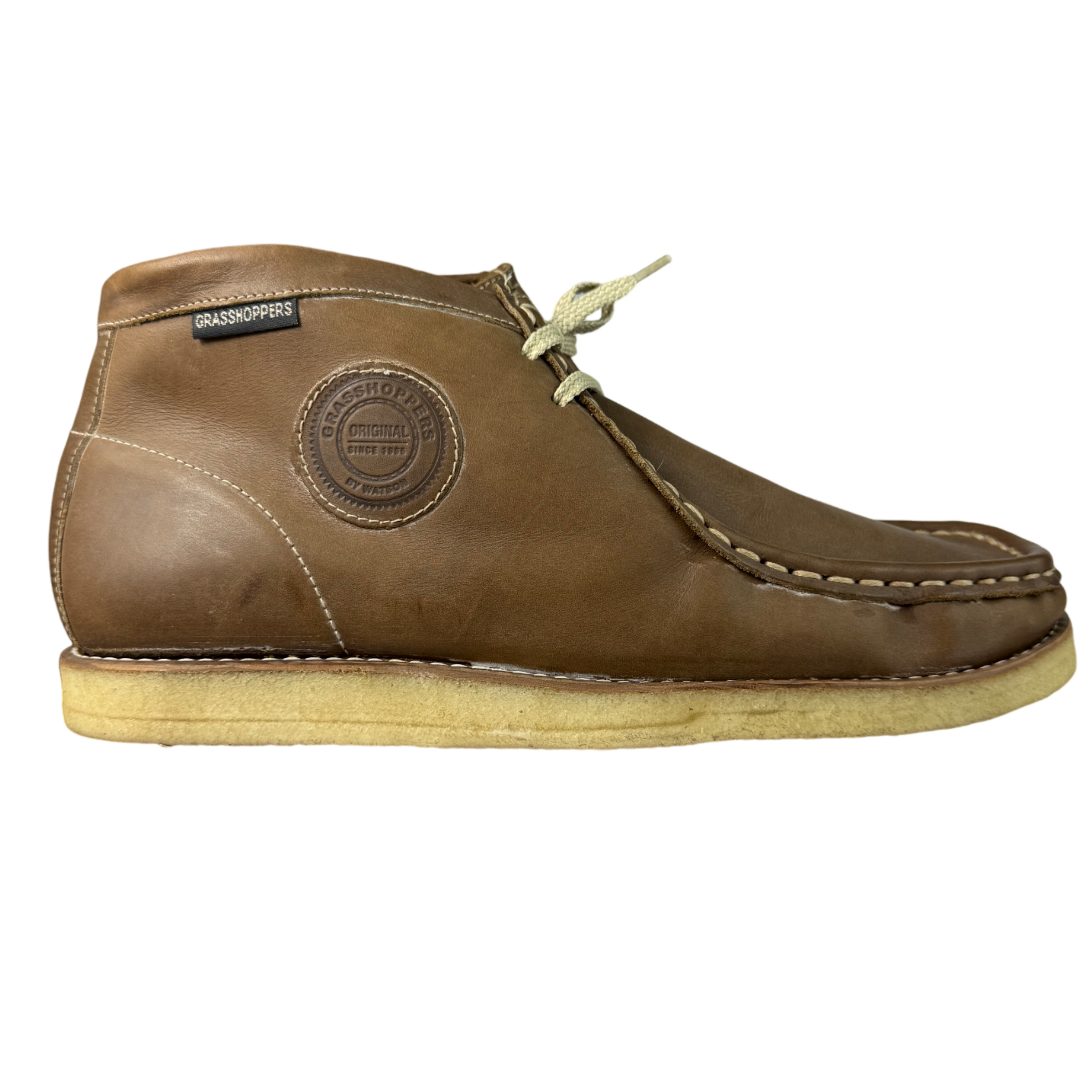 Grasshopper Trapper Olive Logo Boot