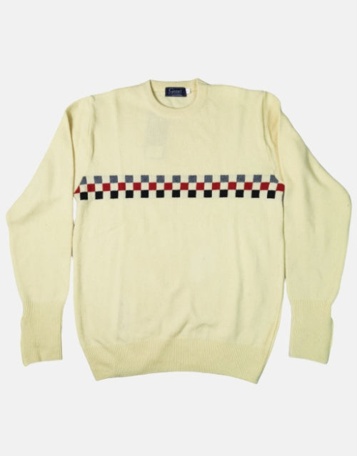 Grant of Scotland Soda Block Lambs Wool Knitwear