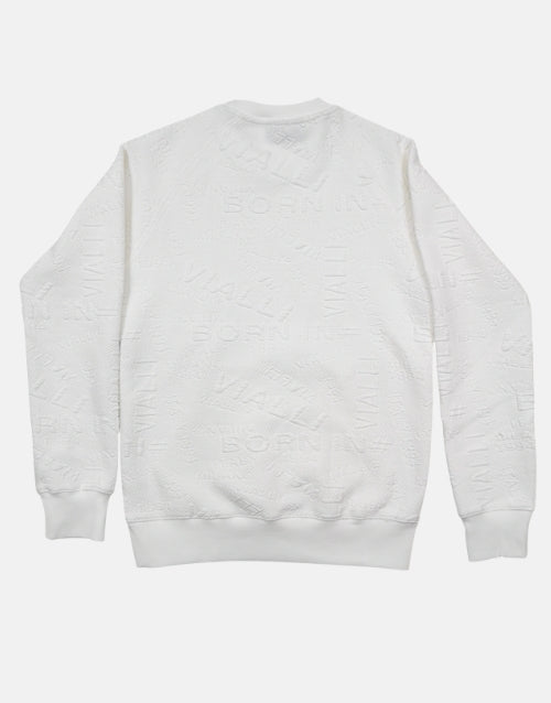 Vialli White Gallaxy Sweatshirt