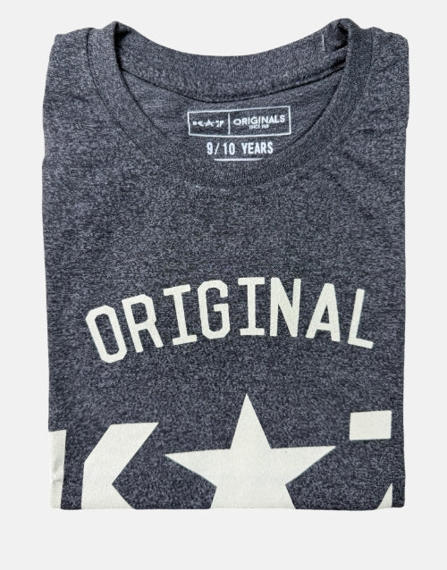 K STAR 7 BOYS GREY T SHIRT