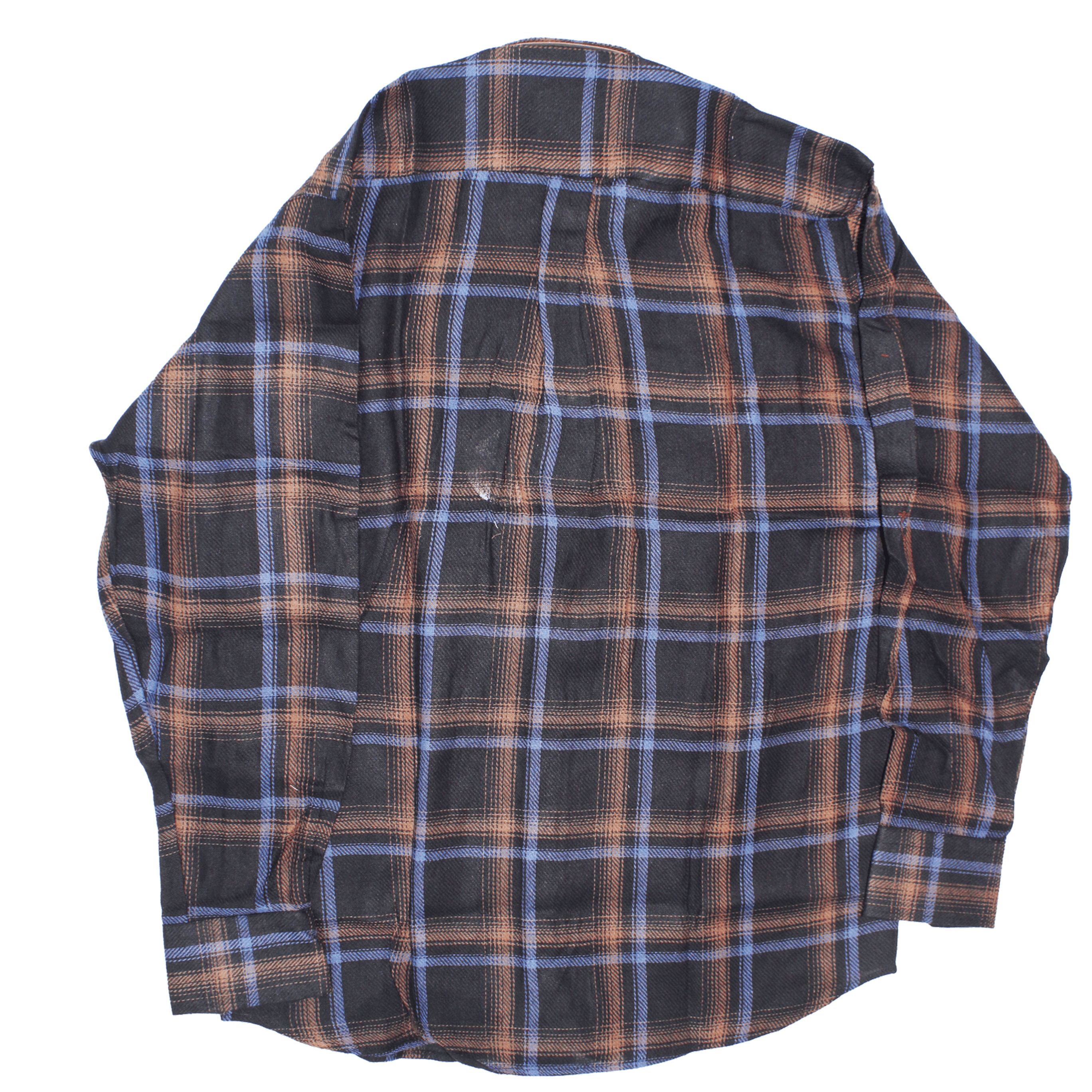 AERO Black L/S Check Shirt