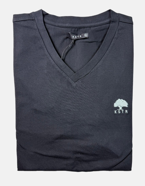 K STAR 7 Ricardo Black V Neck Tee