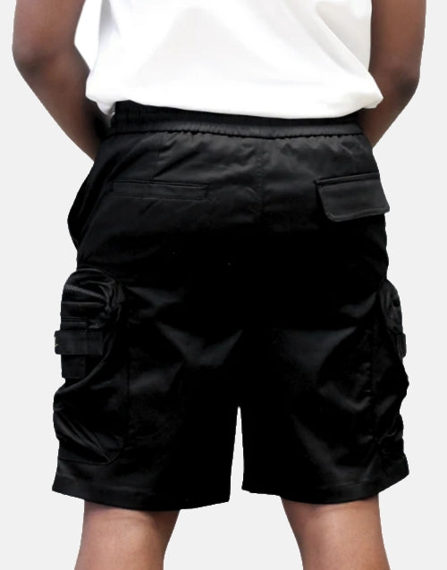 COVALI Short Black Cargo Pants