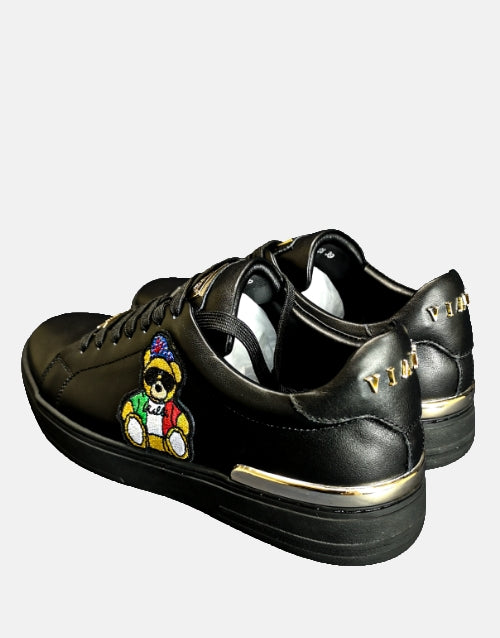 Vialli Garbisi Leather Black Sneaker