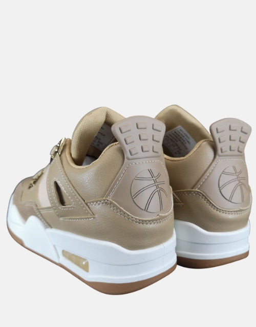 K Star 7 Jordan AJ Gold Camel Sneaker