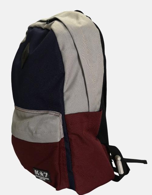 K STAR 7 Piper Navy/Maroon/Light Grey Backpack