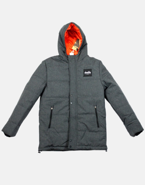 CASTORE Padded Jacket - Charcoal アジアXL Diadora Arturo Charcoal Grey Padded Jacket