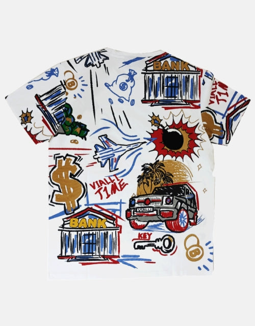 VIALLI CANIS WHITE T-SHIRT