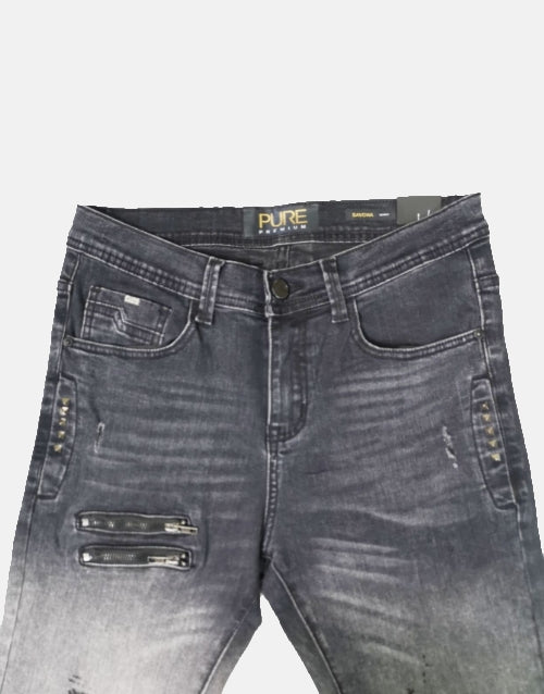 PURE PREMIUM Savona Black Skinny Jean
