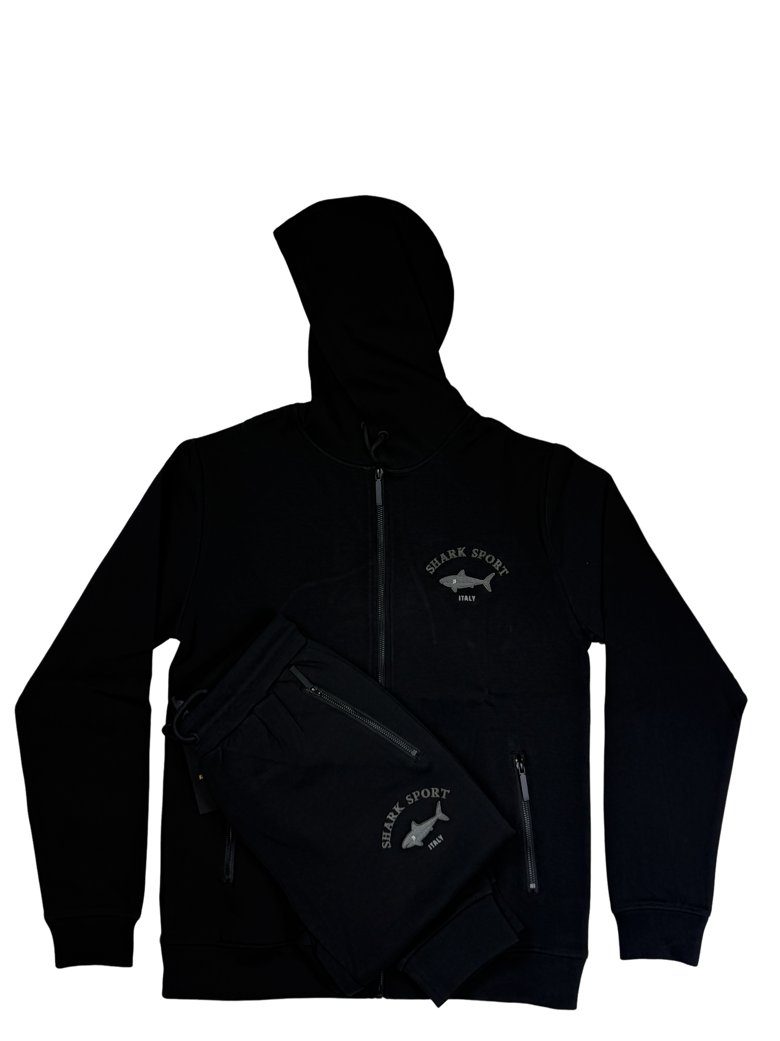 Shark Sport Milano Black 2 Pce Tracksuit