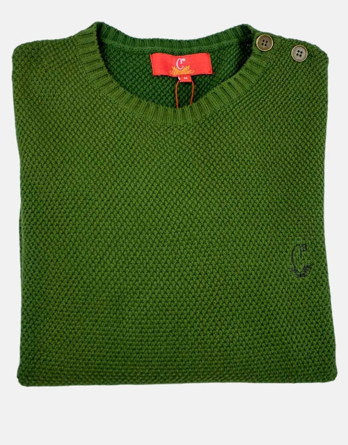 Carducci C2squared Bottle Green Sweater
