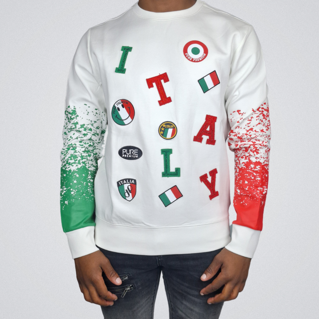 PURE PREMIUM Brescia White Sweater