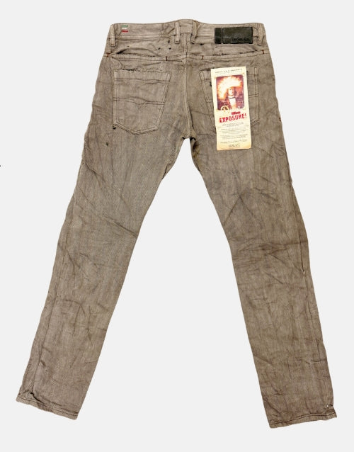 DIESEL Beige Reg Slim Carrot Jeans