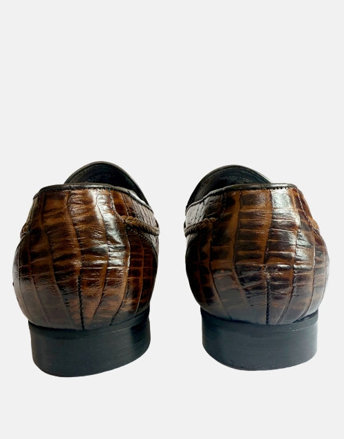 John Drake Medium Brown Leather Moccasin