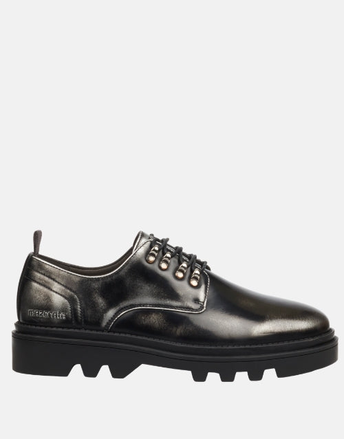 Mazerata Vinchey Grey Wax Shoe