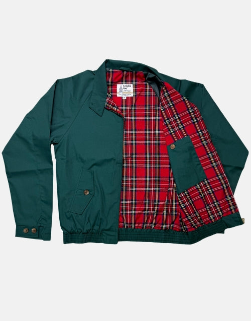 London Fog Racing Green Harrington Jacket