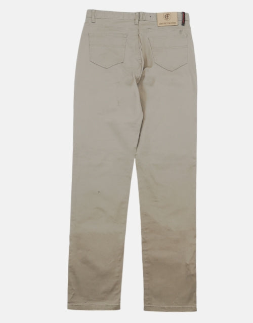 Crockett & Jones Taupe Straight Leg Chino