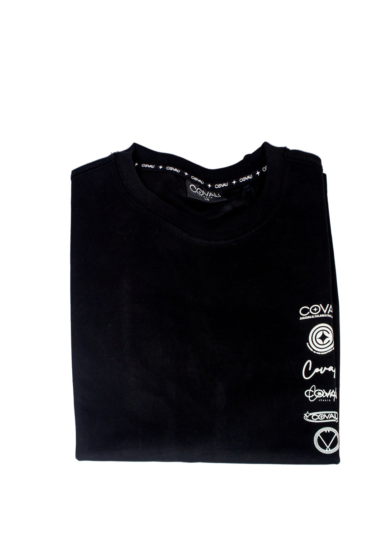 Covali Men's Marchio Black T-Shirt