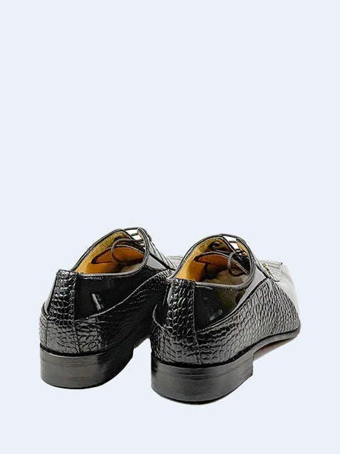 Crockett and Jones Leather Ashton Formal Blackpatent Lace Up
