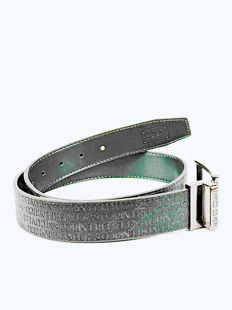 Enrico Cavery Milano Italy Leather Black