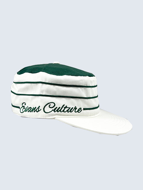 Evans Culture White and Green Cap