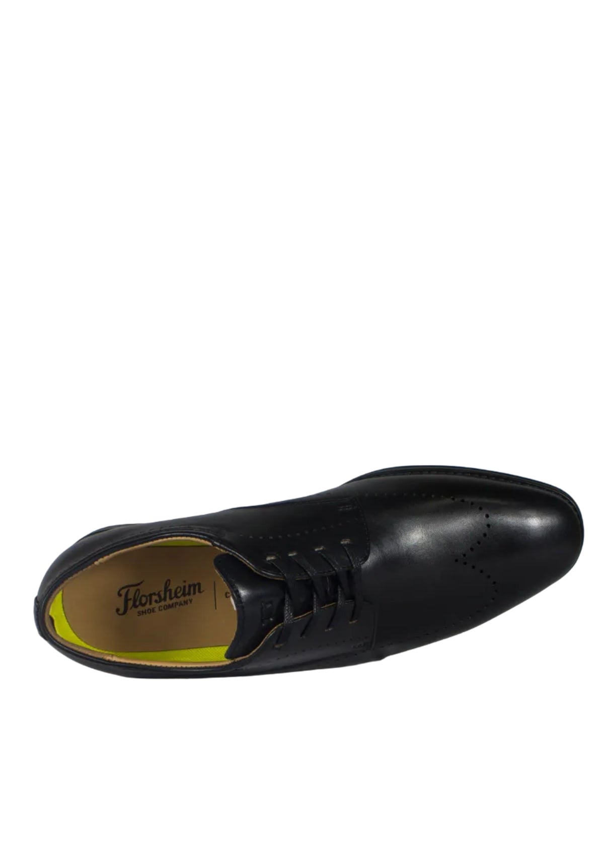 Florsheim Amelio Perf Wing Black Shoes