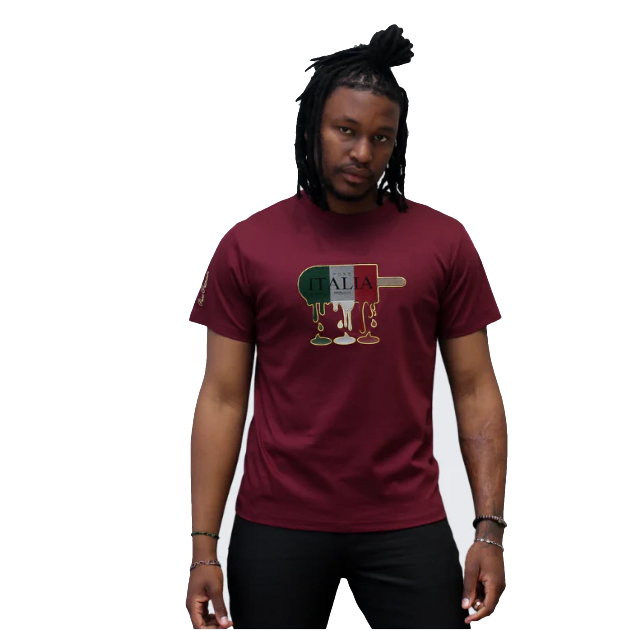 Pure Premium Faretti Burgundy T Shirt