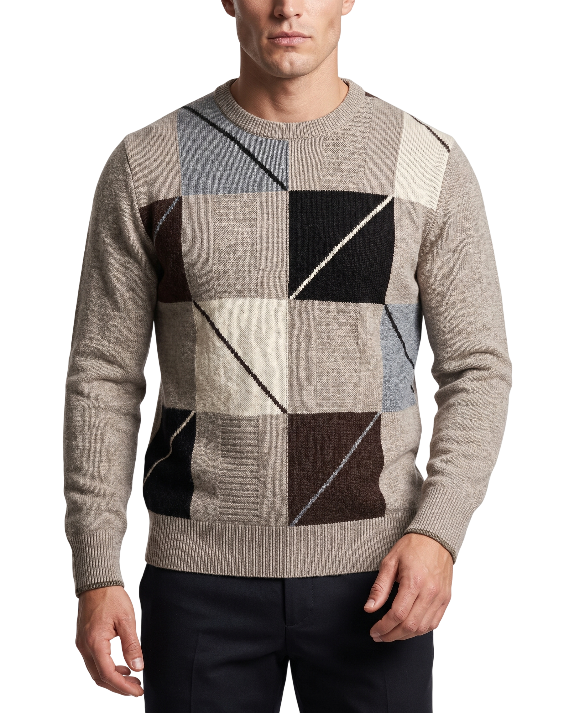 Grant of Scotland Colour Block Sweater