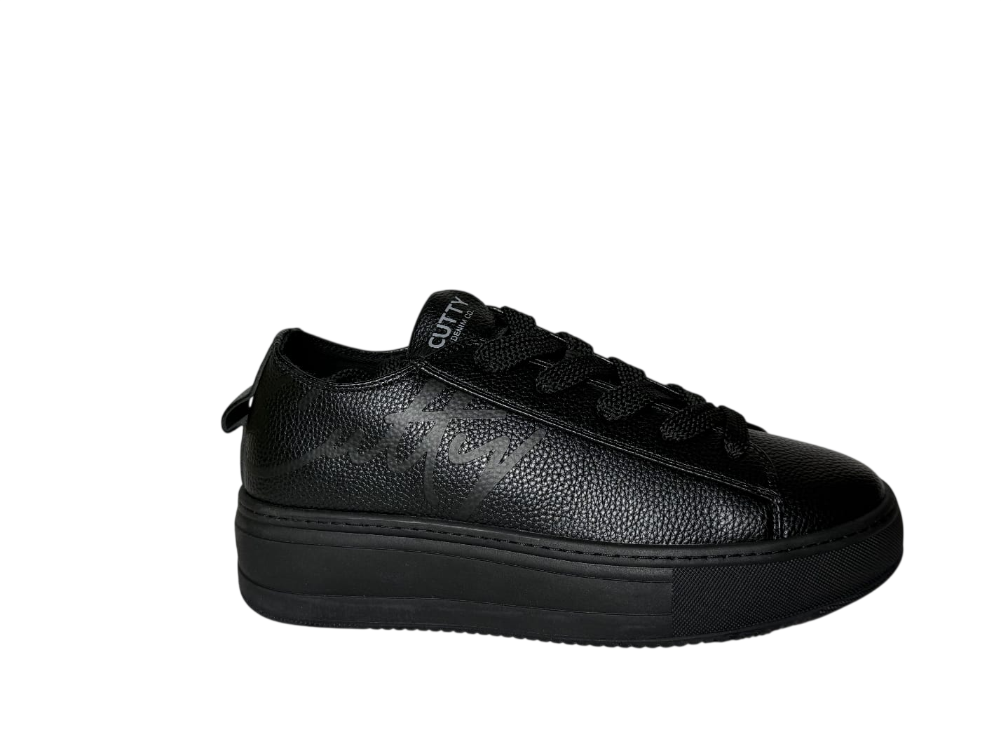 Cutty Tampa Low PU Men's Black Sneakers