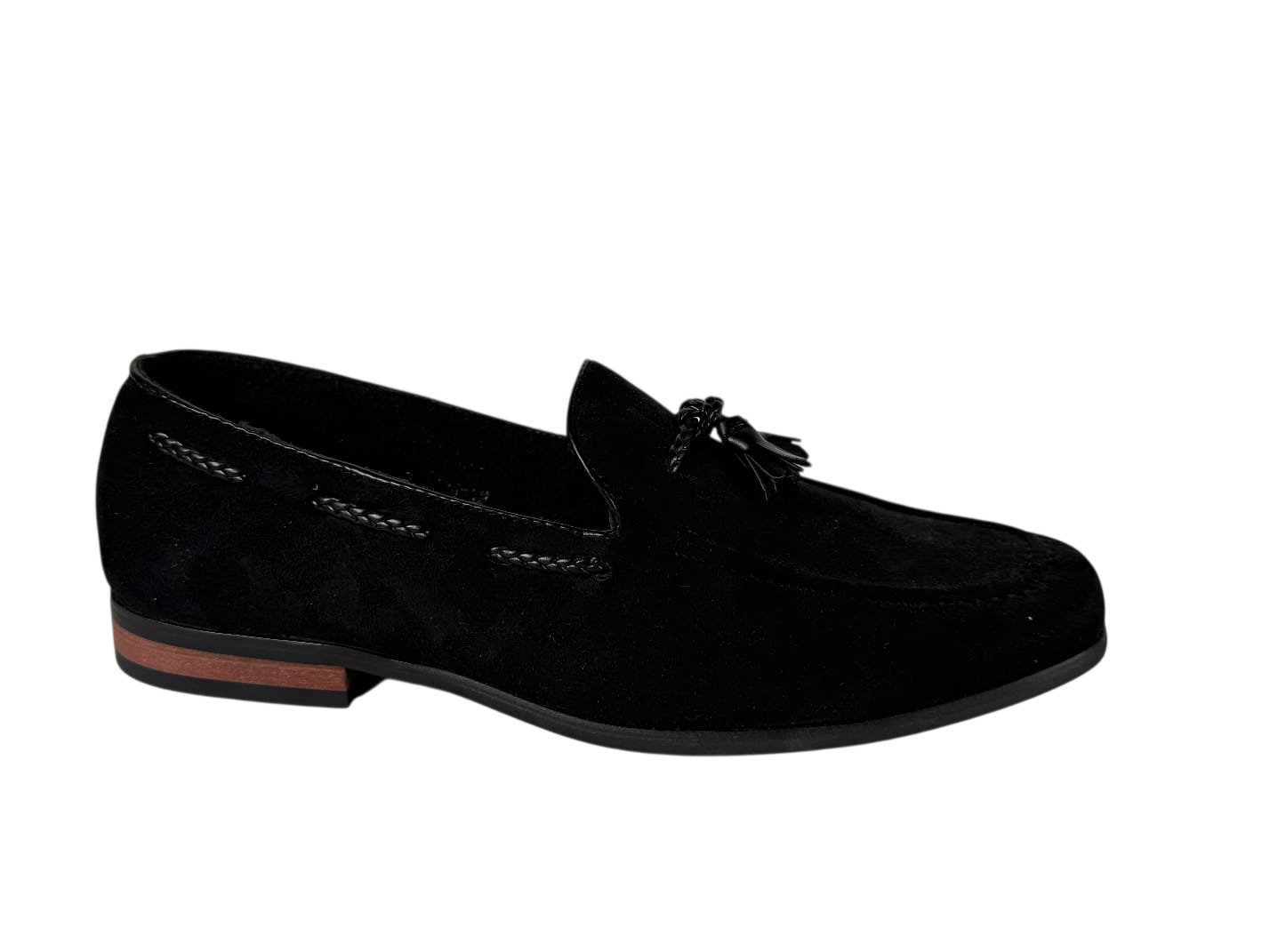 KG Black Tassel Loafer
