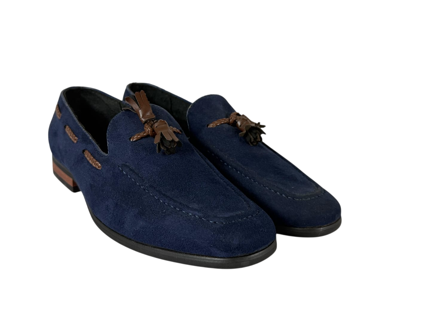 KG Navy Suede Tassel Loafer
