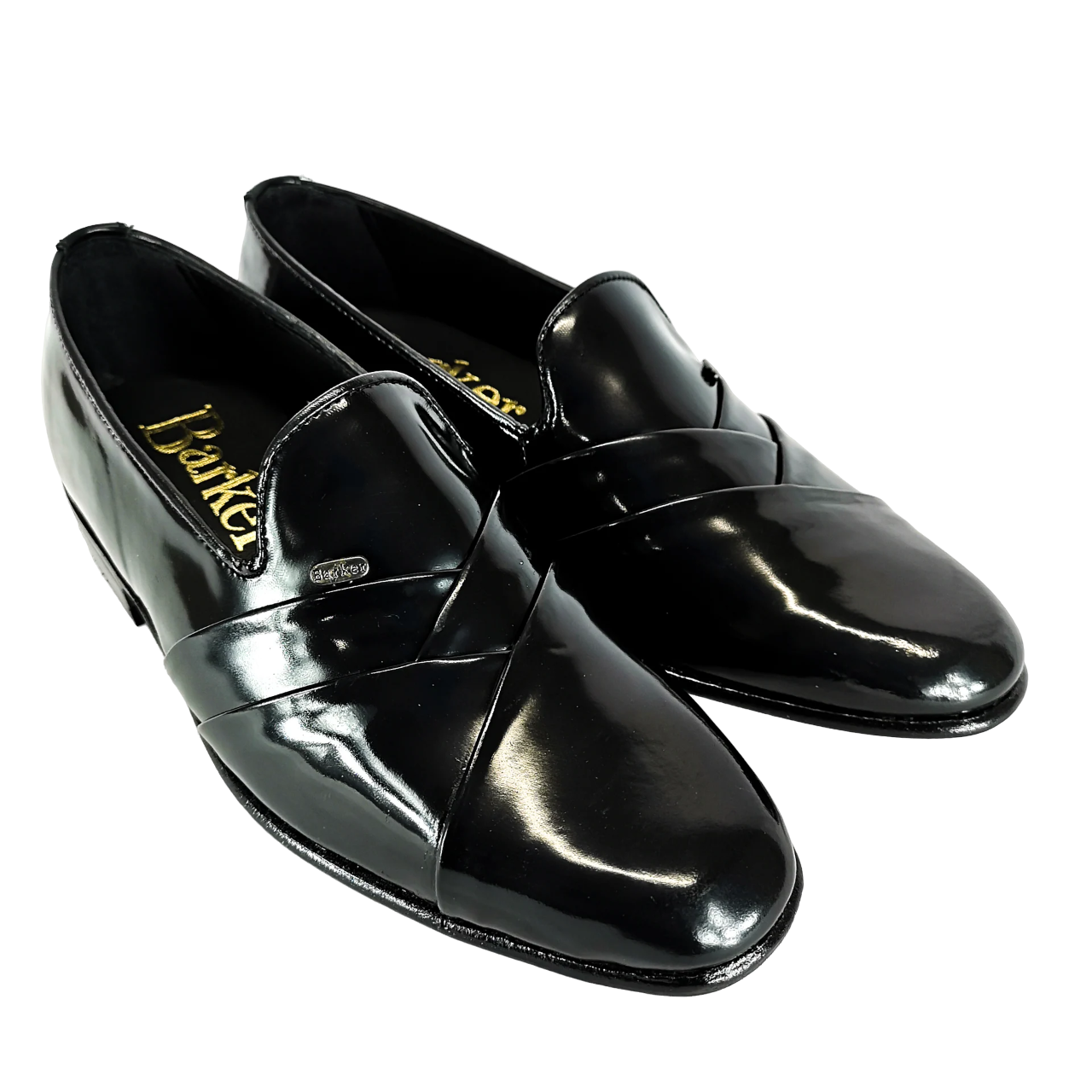 Barker Leather Derek Black Mocassin