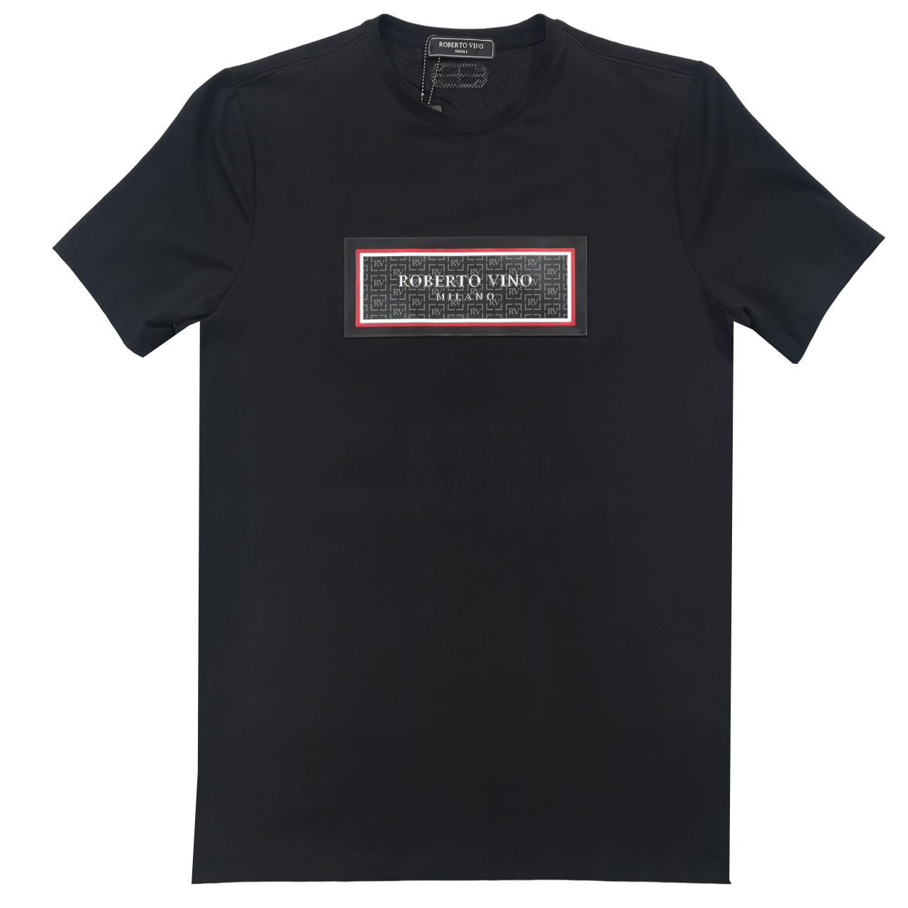 Roberto Vino Rect Milano Black T Shirt