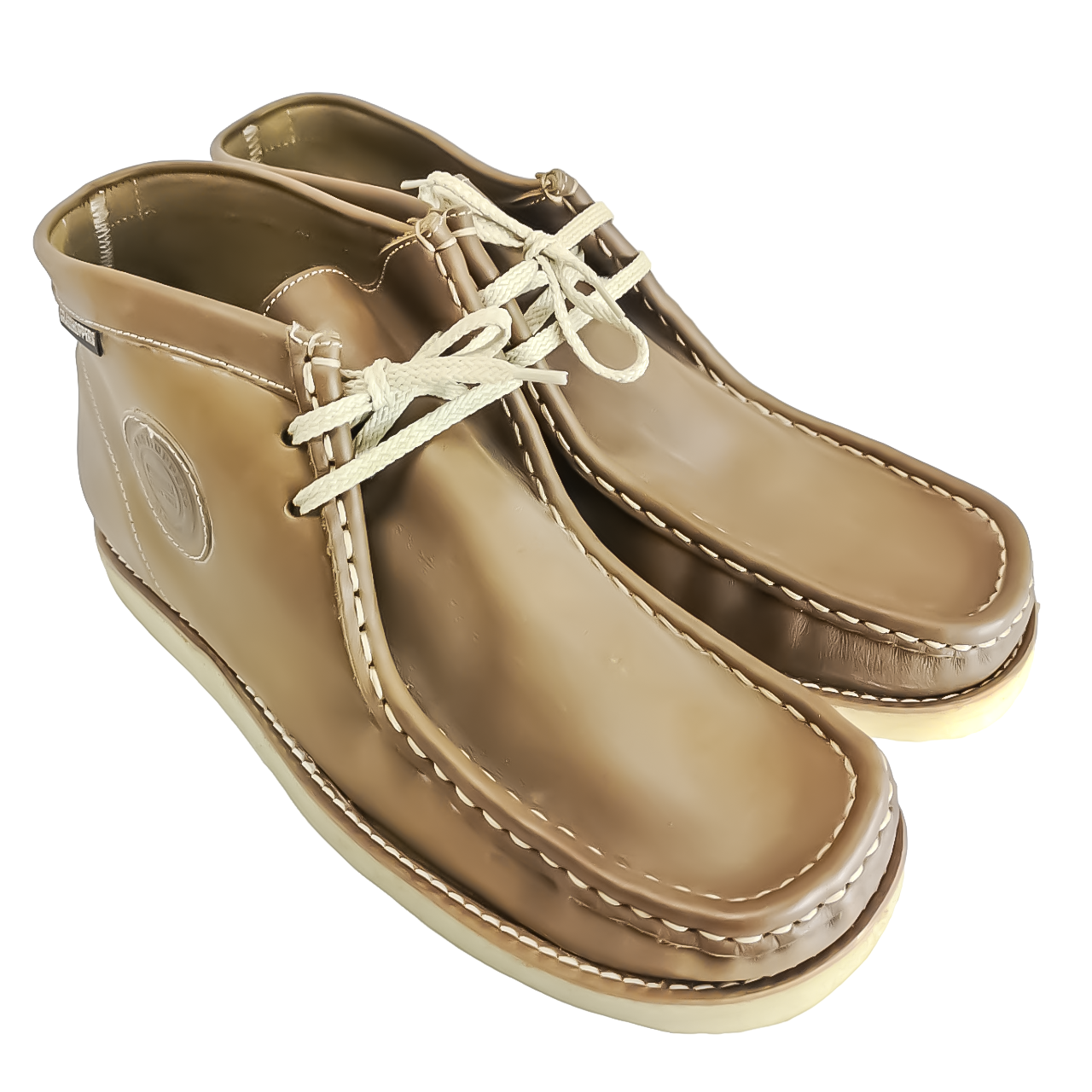 Grasshopper Leather Logo Trapper Olive Boot