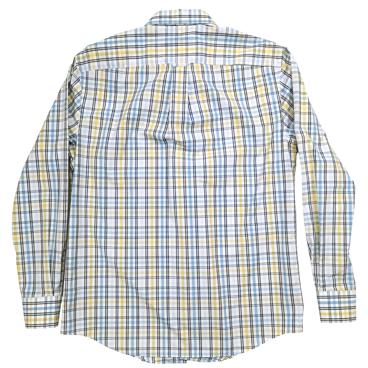 Pringle LS Check Yellow Classic Reg Fit Shirt